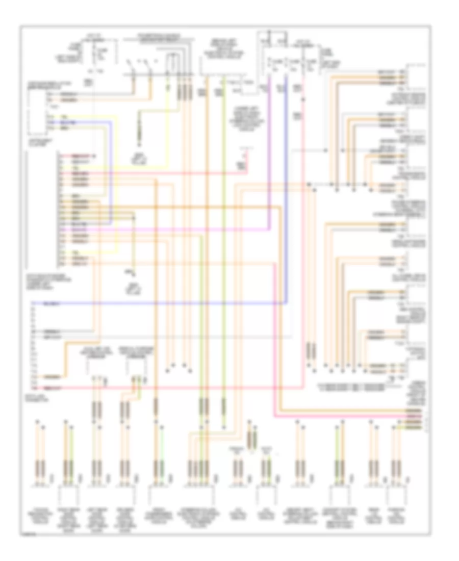 Computer Data Lines Wiring Diagram 1 of 2 for Volkswagen Passat Value Edition 2006