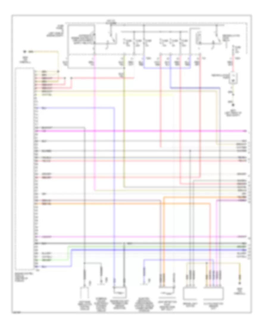 2 0L Engine Performance Wiring Diagram Early Production 1 of 5 for Volkswagen Passat Value Edition 2006