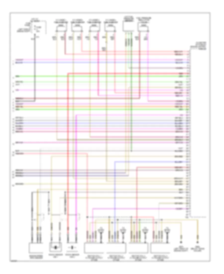 2.0L, Engine Performance Wiring Diagram, Early Production (5 of 5) for Volkswagen Passat Value Edition 2006