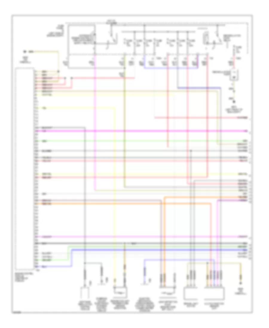 2.0L, Engine Performance Wiring Diagram, Late Production (1 of 5) for Volkswagen Passat Value Edition 2006