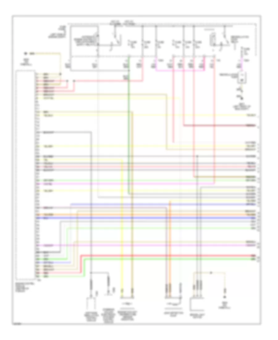 3.6L, Engine Performance Wiring Diagram (1 of 6) for Volkswagen Passat Value Edition 2006