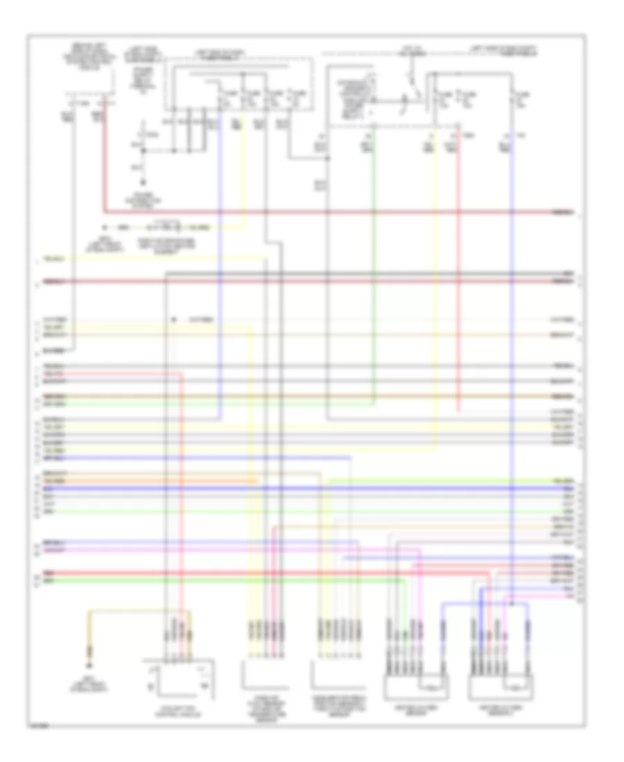 3.6L, Engine Performance Wiring Diagram (2 of 6) for Volkswagen Passat Value Edition 2006