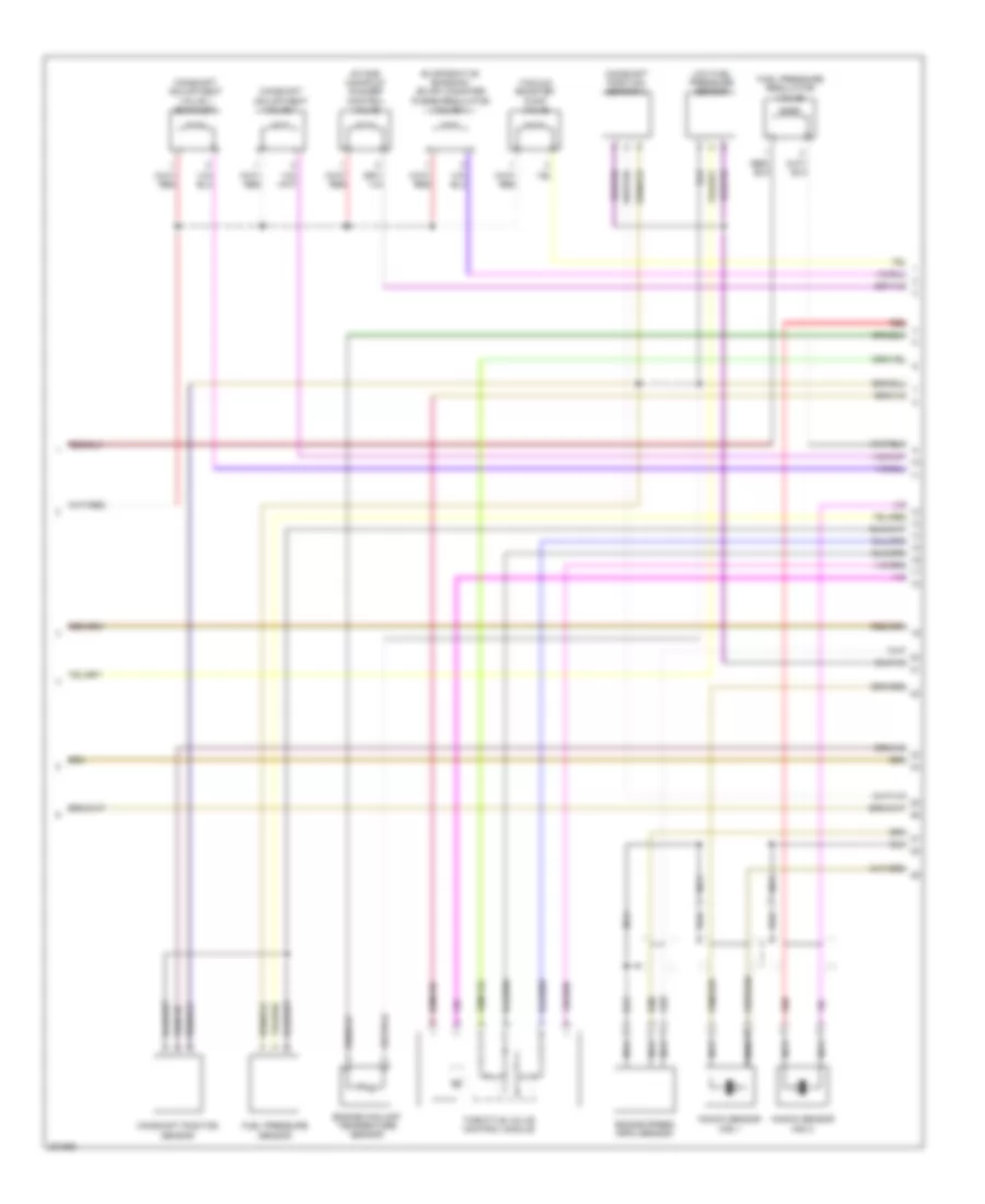 3.6L, Engine Performance Wiring Diagram (5 of 6) for Volkswagen Passat Value Edition 2006