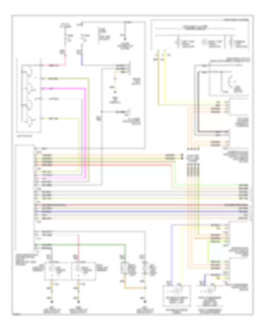 Exterior Lamps Wiring Diagram (1 of 2) for Volkswagen Passat Value Edition 2006