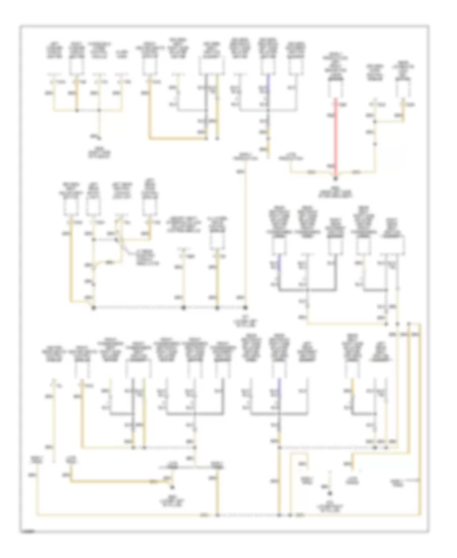 Ground Distribution Wiring Diagram (3 of 4) for Volkswagen Passat Value Edition 2006