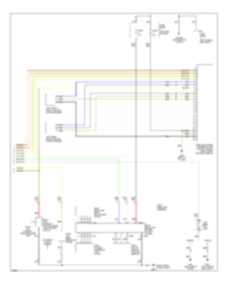 Headlights Wiring Diagram, with High Intensity Gas Discharge Headlights (2 of 2) for Volkswagen Passat Value Edition 2006