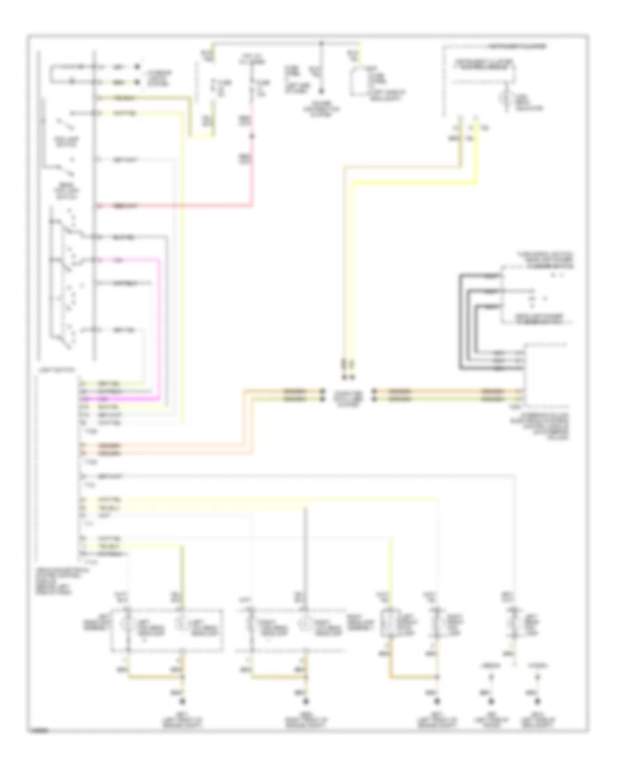 Headlights Wiring Diagram without High Intensity Gas Discharge Headlights for Volkswagen Passat Value Edition 2006