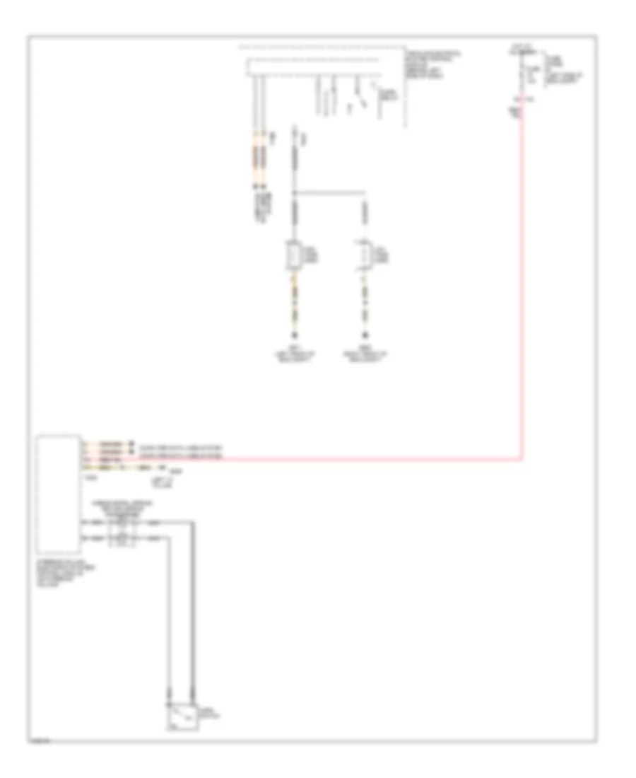 Horn Wiring Diagram for Volkswagen Passat Value Edition 2006