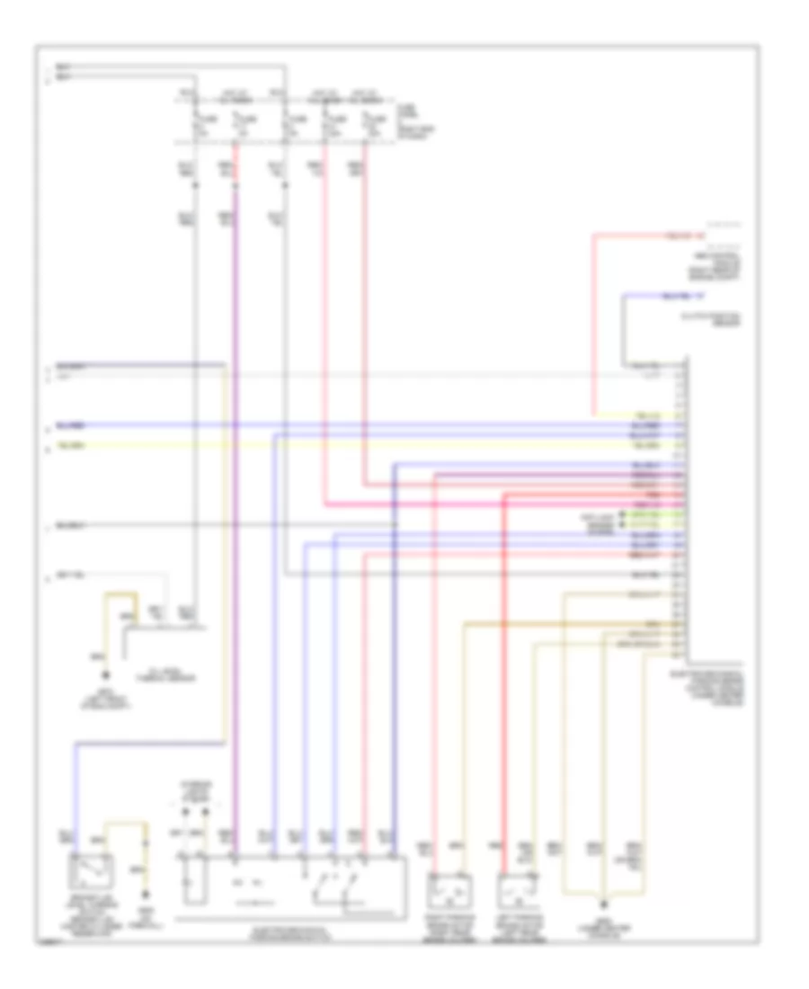 Instrument Cluster Wiring Diagram 2 of 2 for Volkswagen Passat Value Edition 2006