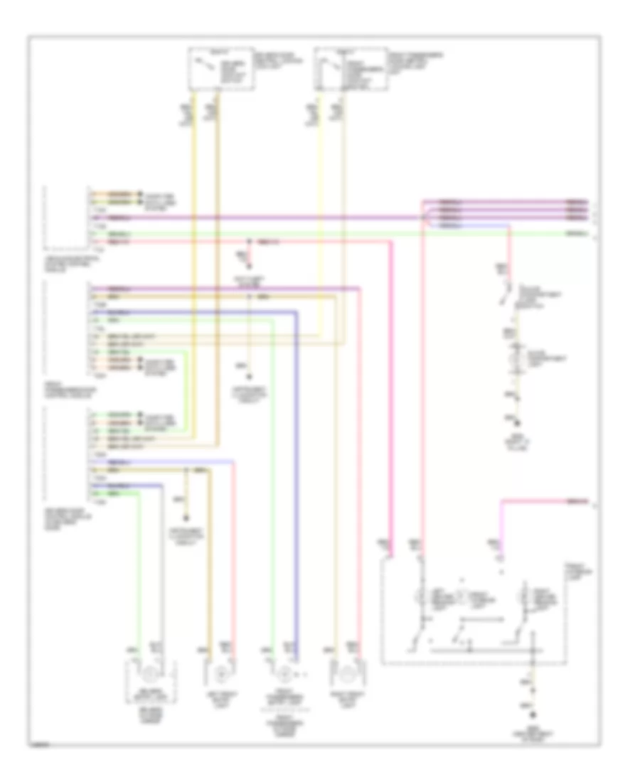 Courtesy Lamps Wiring Diagram 1 of 2 for Volkswagen Passat Value Edition 2006