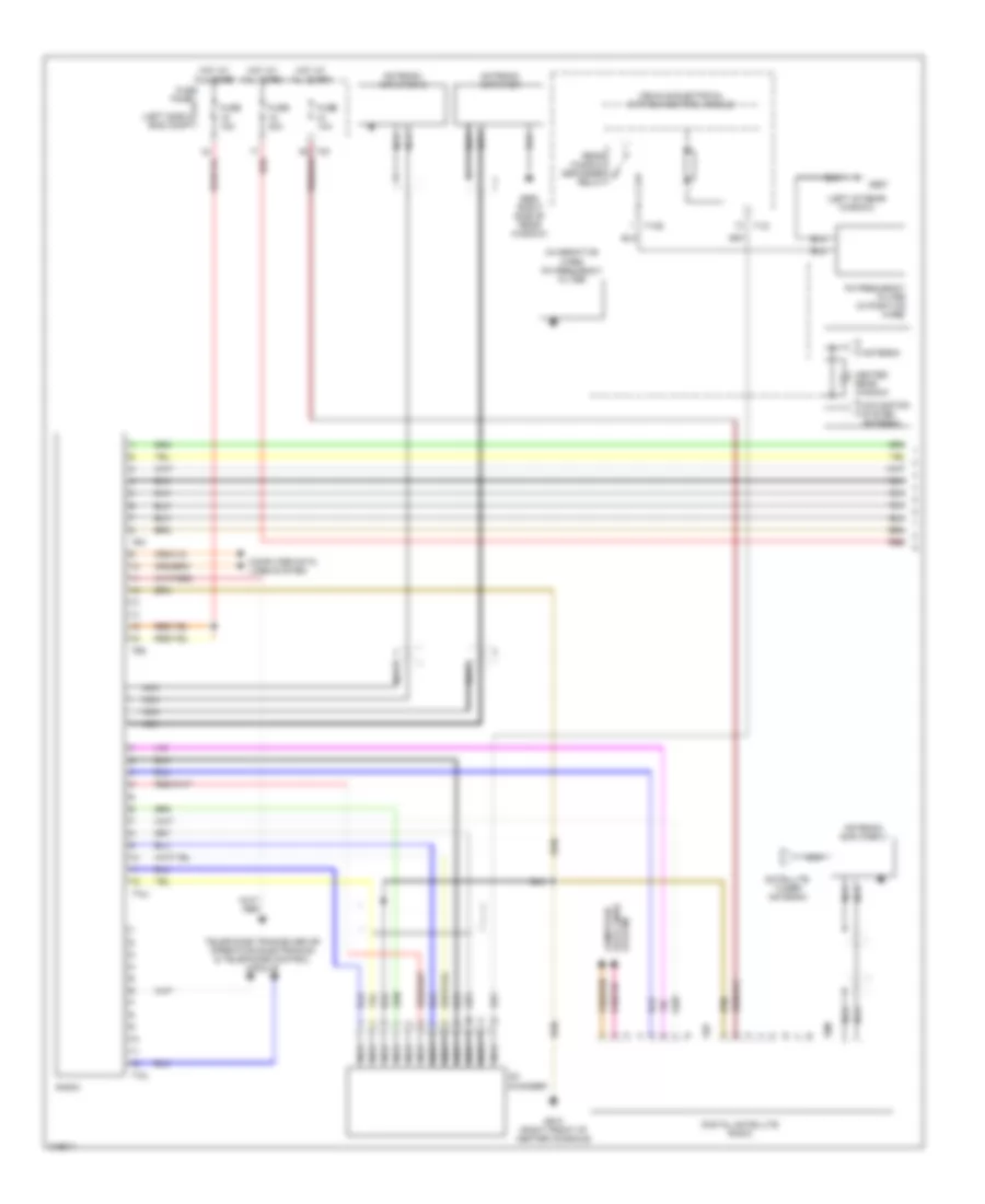 Navigation Wiring Diagram, with Premium Sound (1 of 2) for Volkswagen Passat Value Edition 2006