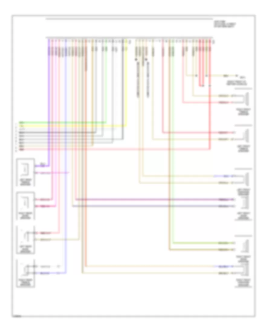 Navigation Wiring Diagram with Premium Sound 2 of 2 for Volkswagen Passat Value Edition 2006