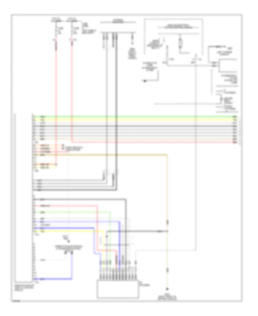 Navigation Wiring Diagram, with Standard Sound (1 of 2) for Volkswagen Passat Value Edition 2006