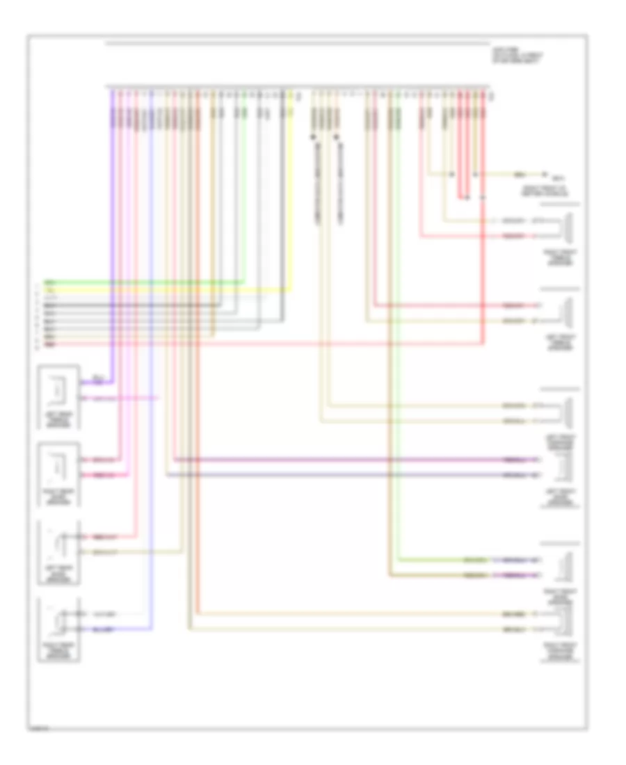 Navigation Wiring Diagram with Standard Sound 2 of 2 for Volkswagen Passat Value Edition 2006