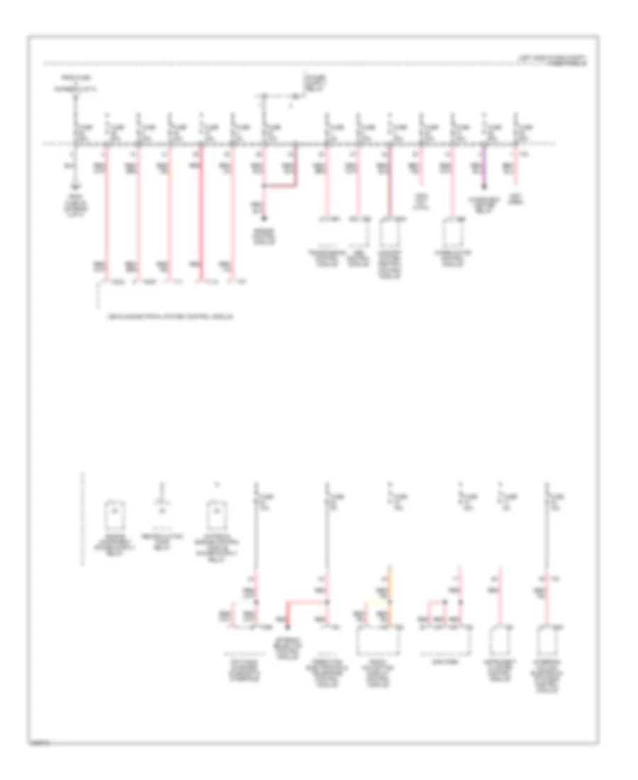 2 0L Power Distribution Wiring Diagram Early Production 4 of 4 for Volkswagen Passat Value Edition 2006