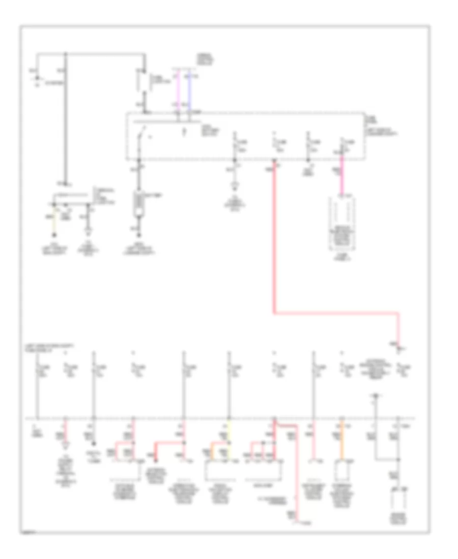 3 6L Power Distribution Wiring Diagram 1 of 5 for Volkswagen Passat Value Edition 2006