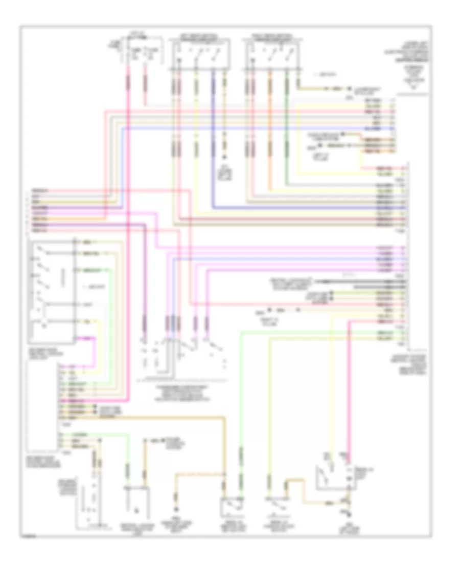 Power Door Locks Wiring Diagram, Sedan Premium (2 of 3) for Volkswagen Passat Value Edition 2006