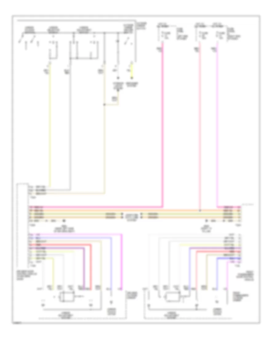 Power Mirrors Wiring Diagram for Volkswagen Passat Value Edition 2006