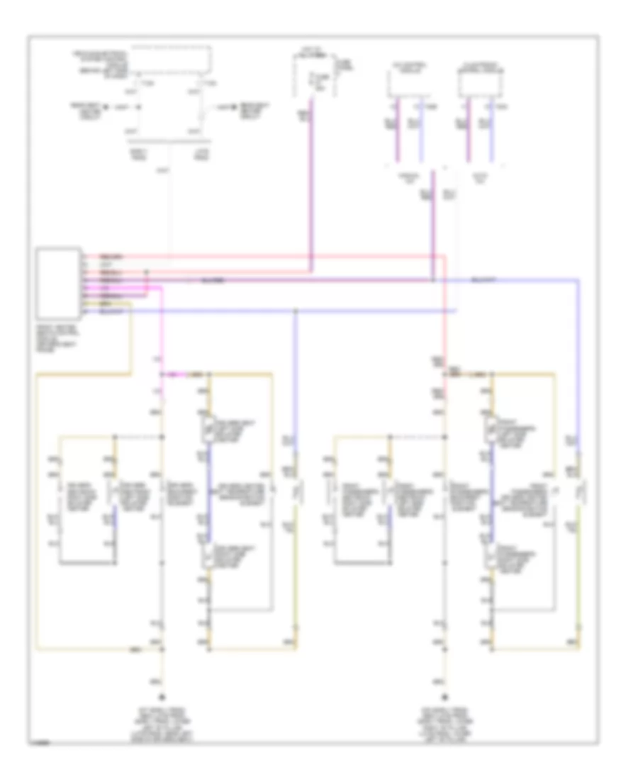 Front Seat Heater Wiring Diagram for Volkswagen Passat Value Edition 2006