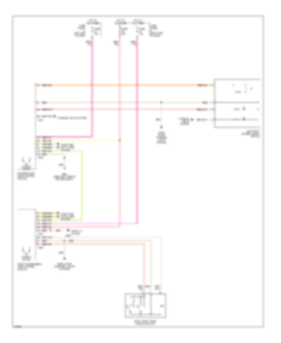 Power Windows Wiring Diagram, with Front Power Windows for Volkswagen Passat Value Edition 2006