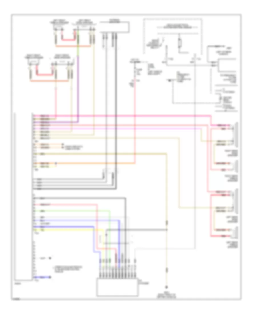 Base Radio Wiring Diagram for Volkswagen Passat Value Edition 2006