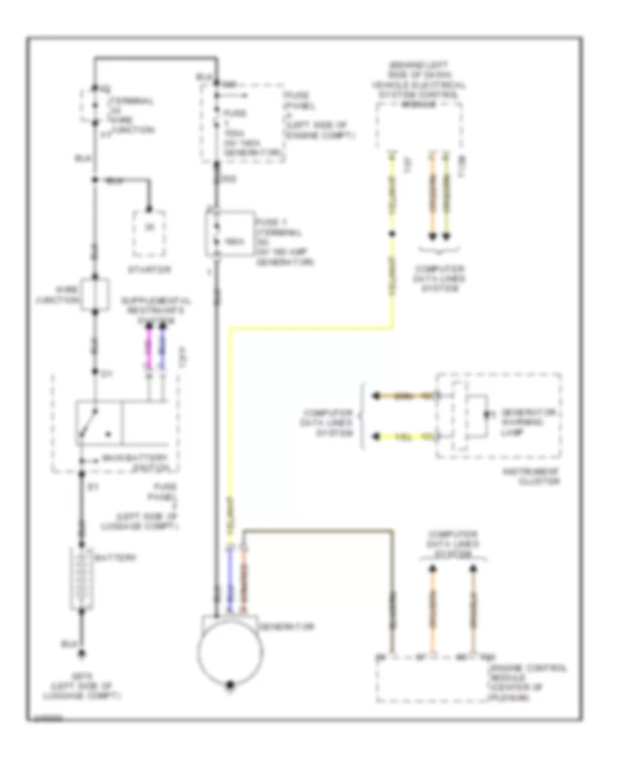 3 6L Charging Wiring Diagram for Volkswagen Passat Value Edition 2006