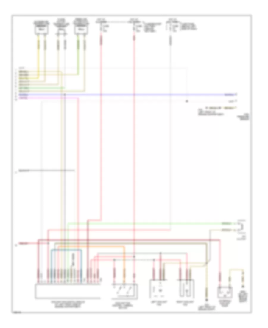 Automatic A C Wiring Diagram 2 of 2 for Volkswagen GTI 337 Edition 2002