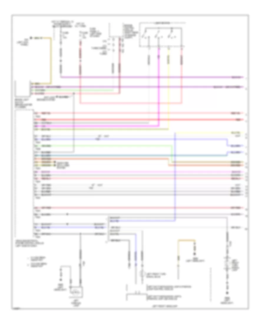 Exterior Lamps Wiring Diagram 1 of 4 for Volkswagen Golf R 2013