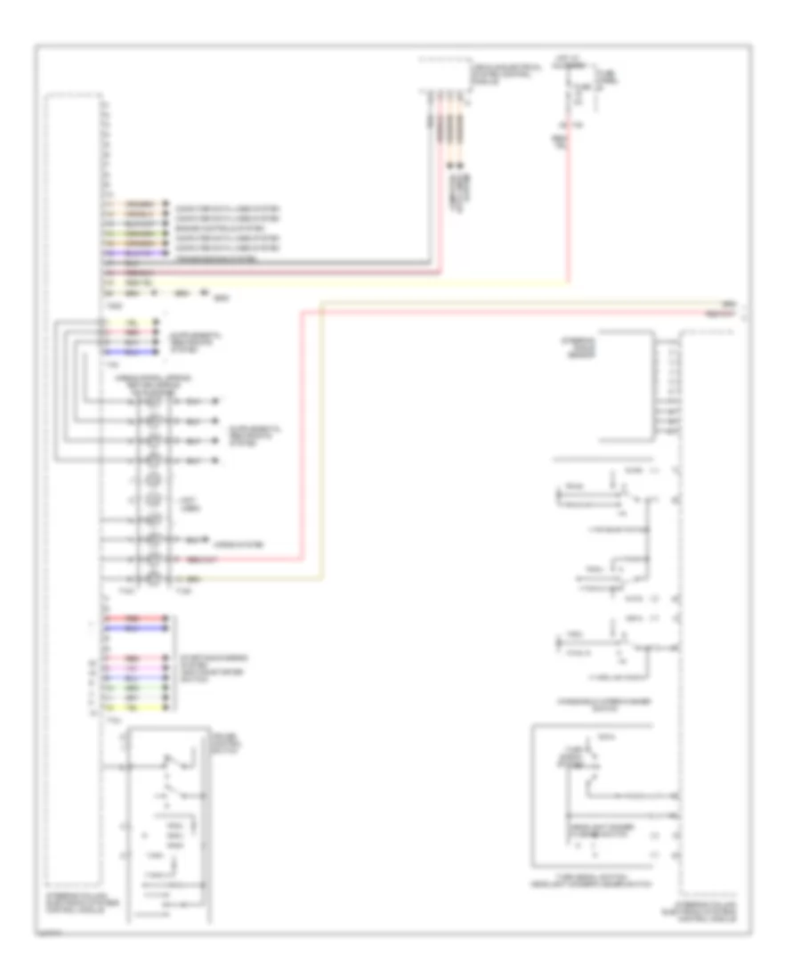 Steering Column Electronic Systems Control Module Wiring Diagram 1 of 2 for Volkswagen Rabbit 2006