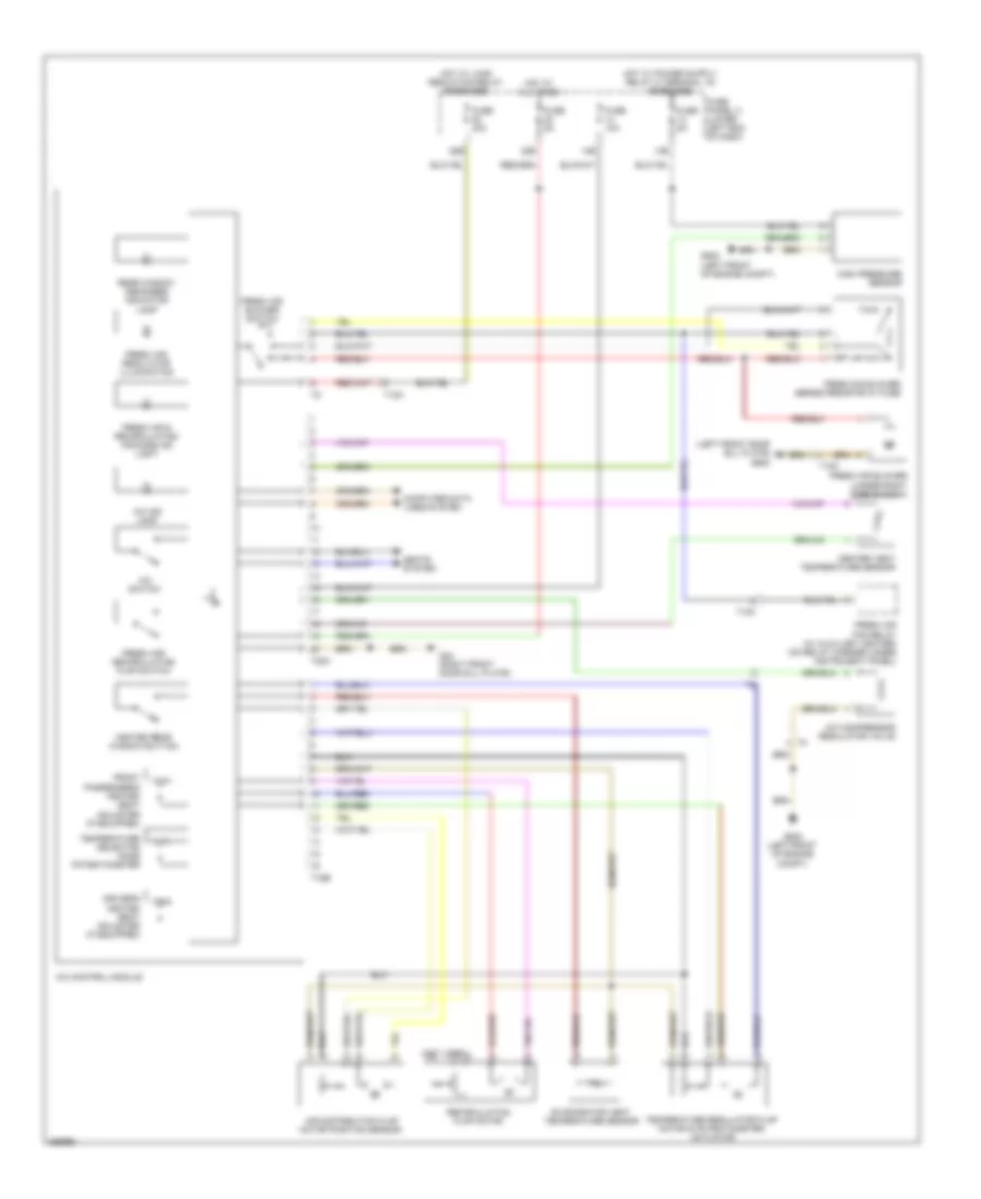 Manual AC Wiring Diagram, Early Production (1 of 2) for Volkswagen Tiguan S 2010