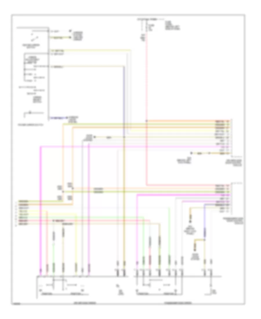 Memory System Wiring Diagrams (2 of 2) for Volkswagen Jetta GL 2002