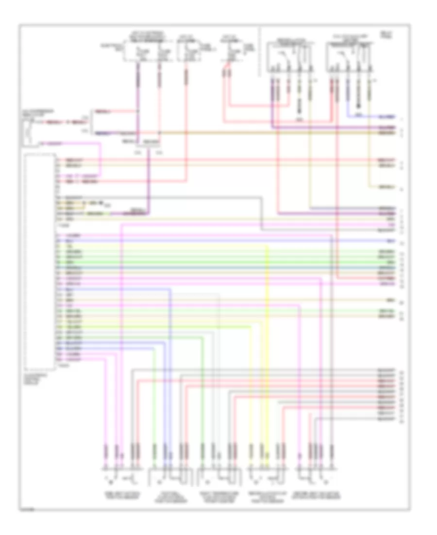 3.2L, Электросхема кондиционера, Двойная Электросхема кондиционера A/C (1 из 3) для Volkswagen Touareg 2006