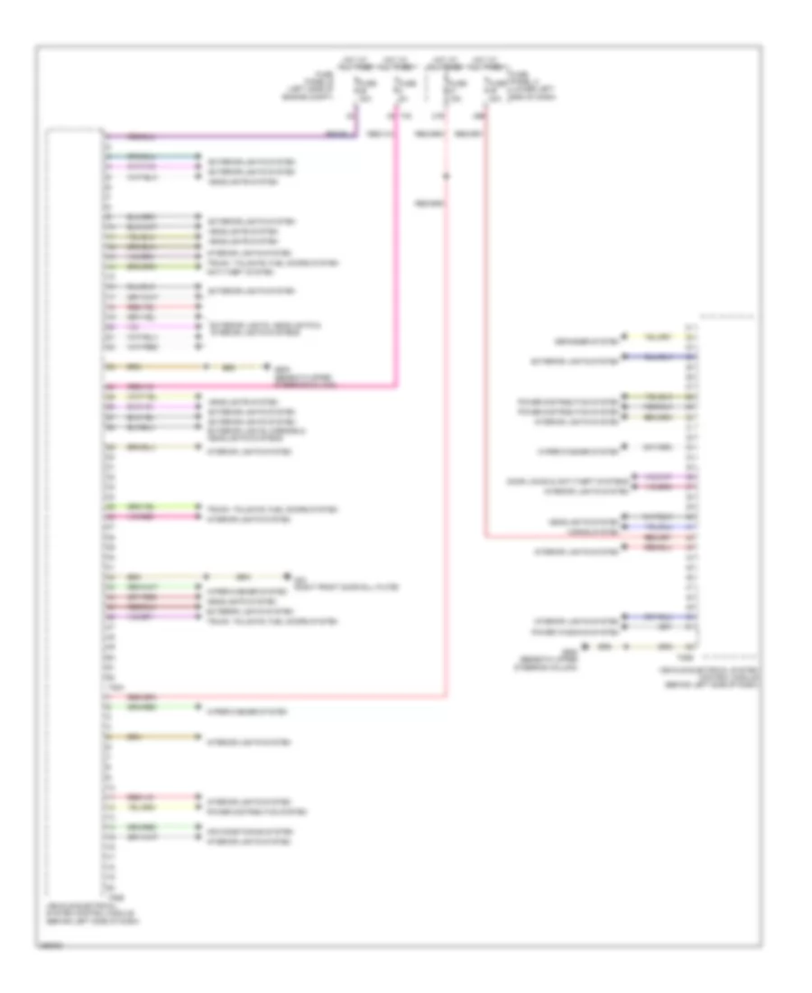 Vehicle Electrical System Control Module Wiring Diagram, Early Production (1 of 2) for Volkswagen Tiguan S 4Motion 2010