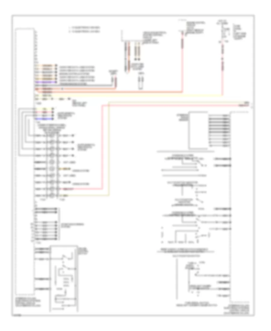 Steering Column Electronic Systems Control Module Wiring Diagram 1 of 2 for Volkswagen GTI 2 0T 2013