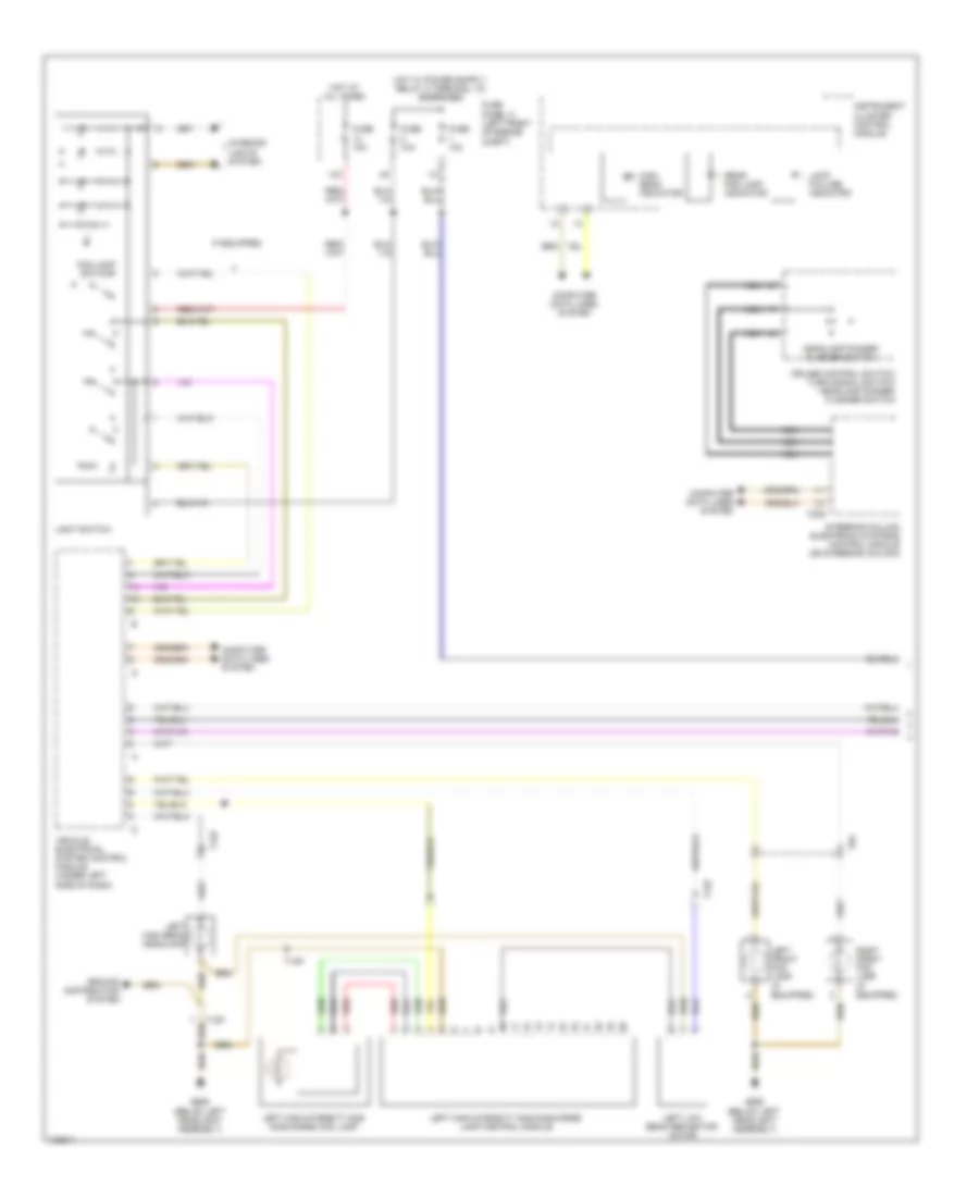 Headlights Wiring Diagram with HID Headlamps 1 of 2 for Volkswagen GTI 2 0T 2013