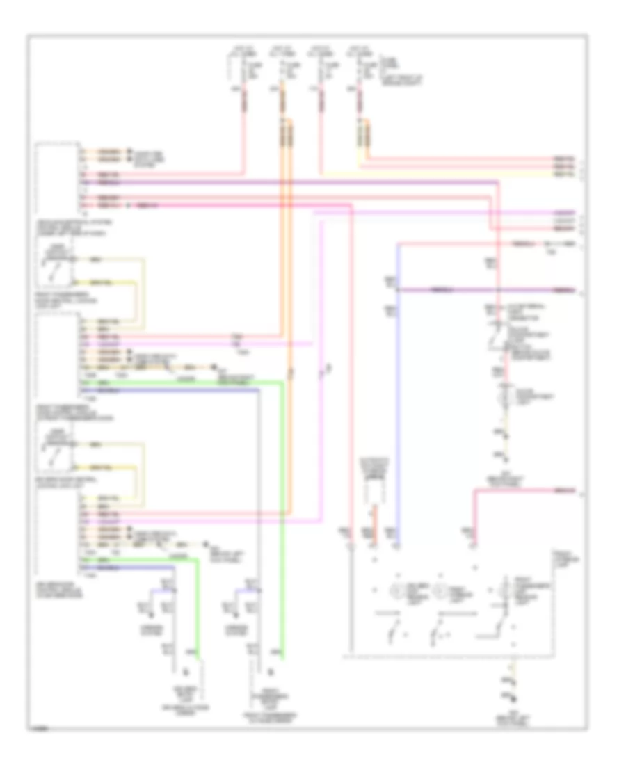 Courtesy Lamps Wiring Diagram 1 of 2 for Volkswagen GTI 2 0T 2013