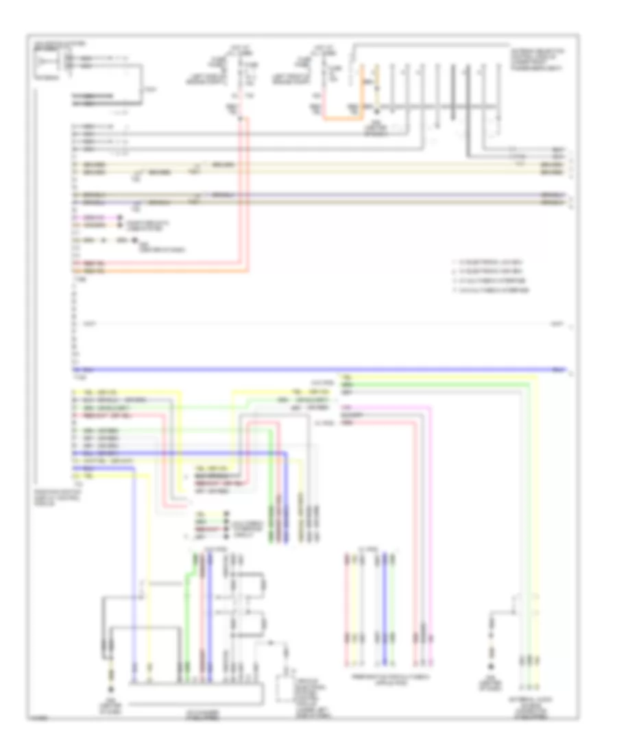 Navigation Wiring Diagram 4 Speakers 1 of 2 for Volkswagen GTI 2 0T 2013