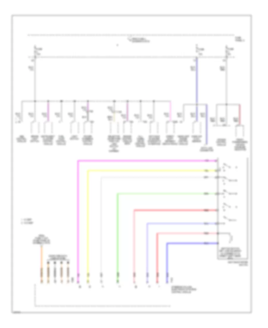 Power Distribution Wiring Diagram (6 of 6) for Volkswagen GTI 2.0T 2013