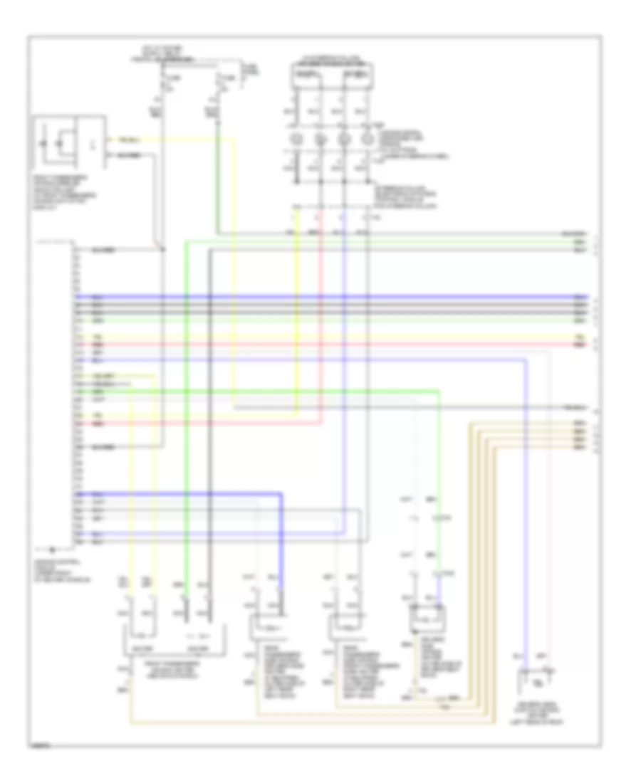 Supplemental Restraints Wiring Diagram 1 of 3 for Volkswagen GTI 2 0T 2013