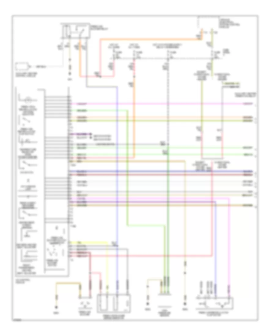 Manual AC Wiring Diagram (1 of 2) for Volkswagen Eos 2.0T 2007