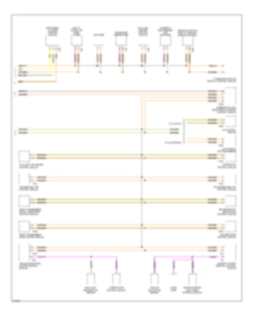 Computer Data Lines Wiring Diagram (2 of 2) for Volkswagen Eos 2.0T 2007
