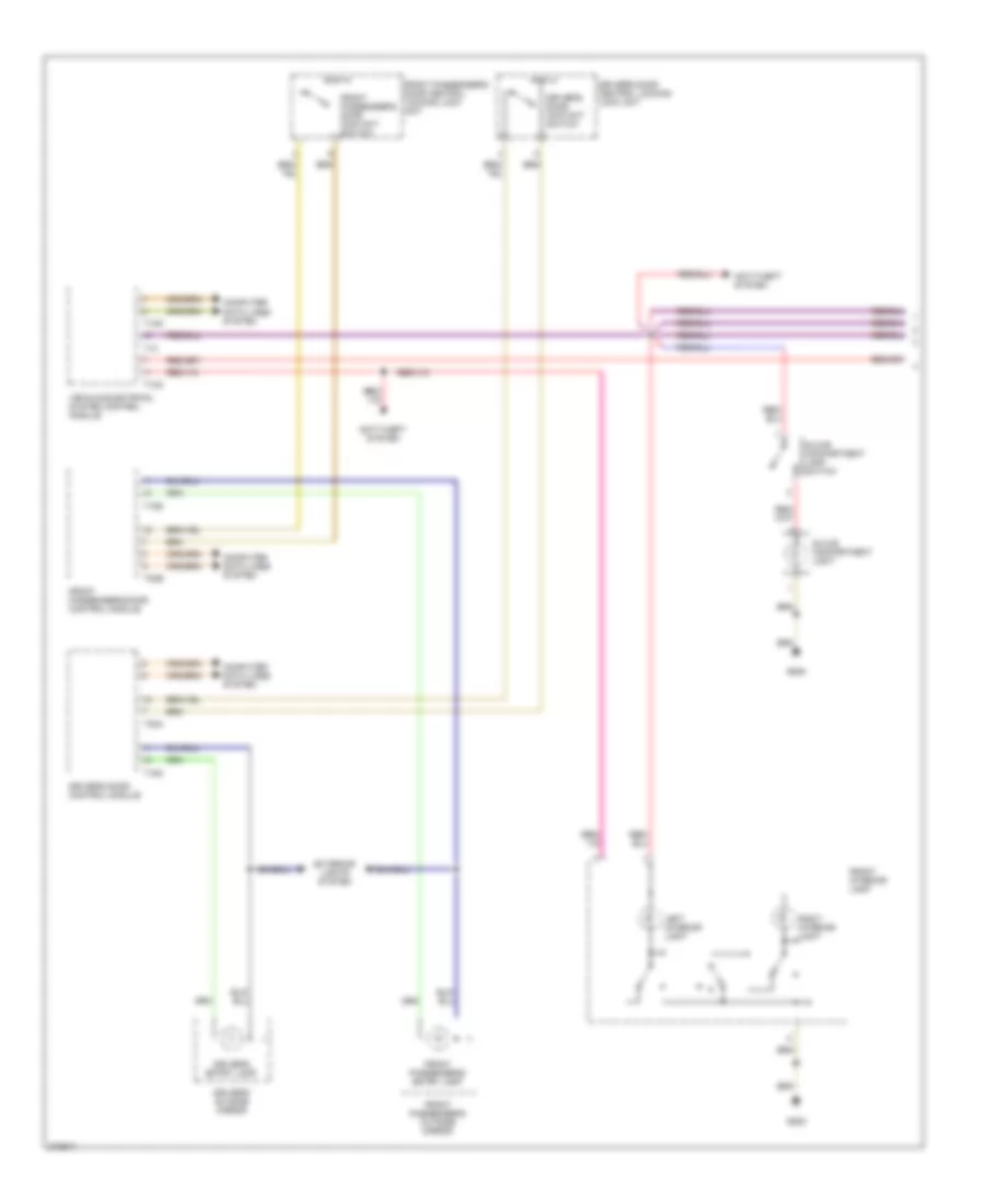 Courtesy Lamps Wiring Diagram 1 of 2 for Volkswagen Eos 2 0T 2007