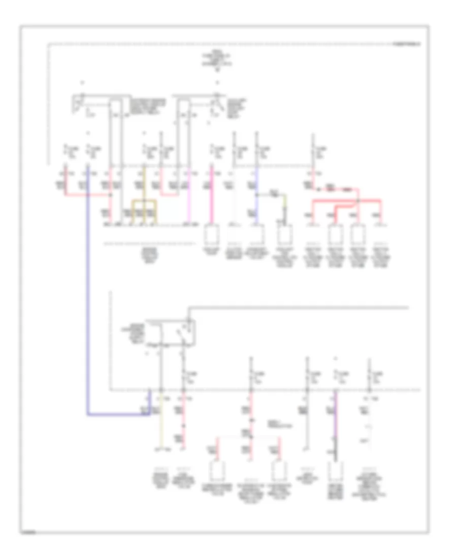 2.0L, Power Distribution Wiring Diagram (2 of 5) for Volkswagen Eos 2.0T 2007
