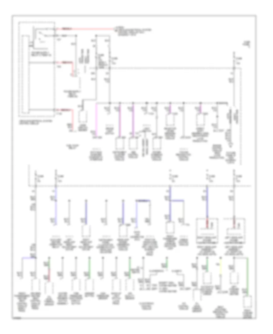 3.2L, Power Distribution Wiring Diagram (3 of 5) for Volkswagen Eos 2.0T 2007