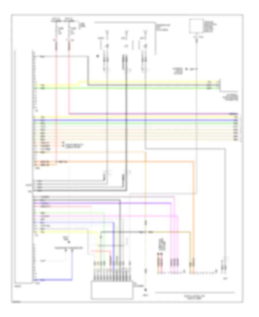 Radio Wiring Diagram, with Amplifier (1 of 2) for Volkswagen Eos 2.0T 2007