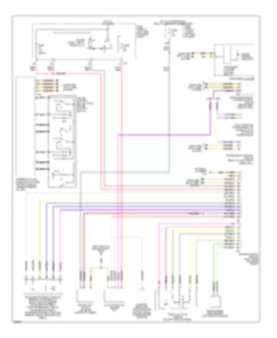 Cruise Control Wiring Diagram, Late Production for Volkswagen Tiguan SE 2010