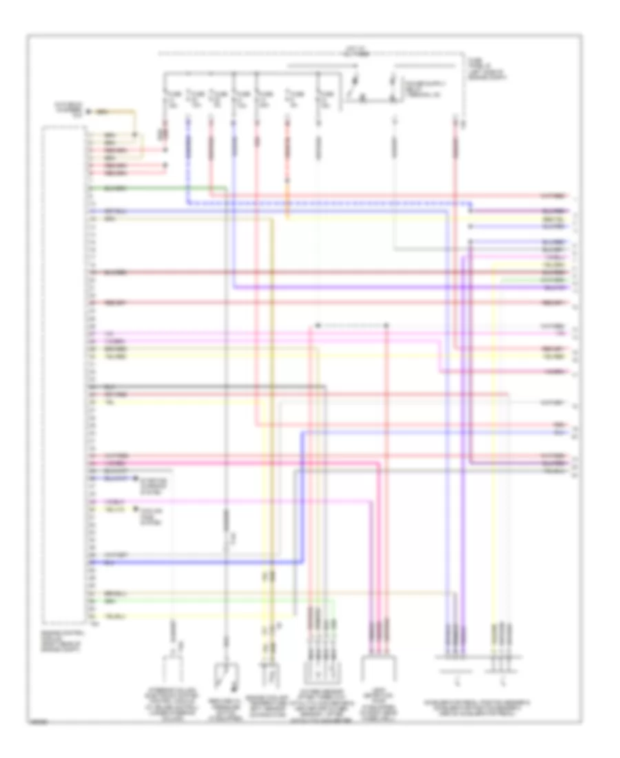 2.0L Turbo, Engine Performance Wiring Diagram, Late Production (1 of 5) for Volkswagen Tiguan SE 2010