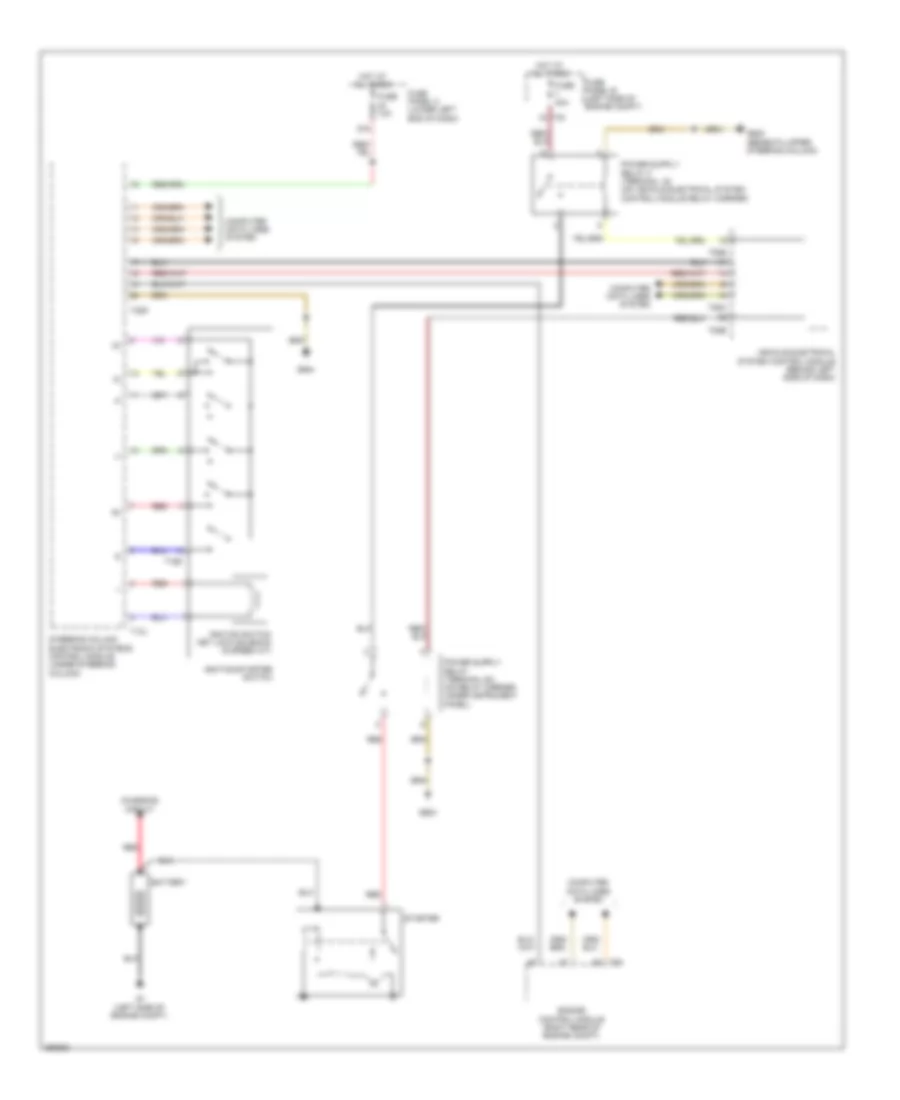 Starting Wiring Diagram for Volkswagen Tiguan SE 2010