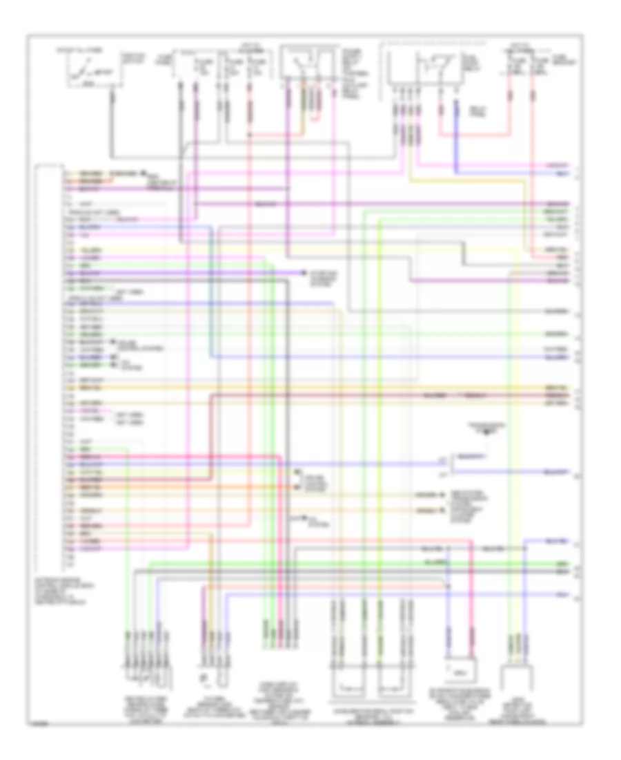 2 8L Engine Performance Wiring Diagrams Late Production 1 of 4 for Volkswagen Jetta GLS 2002