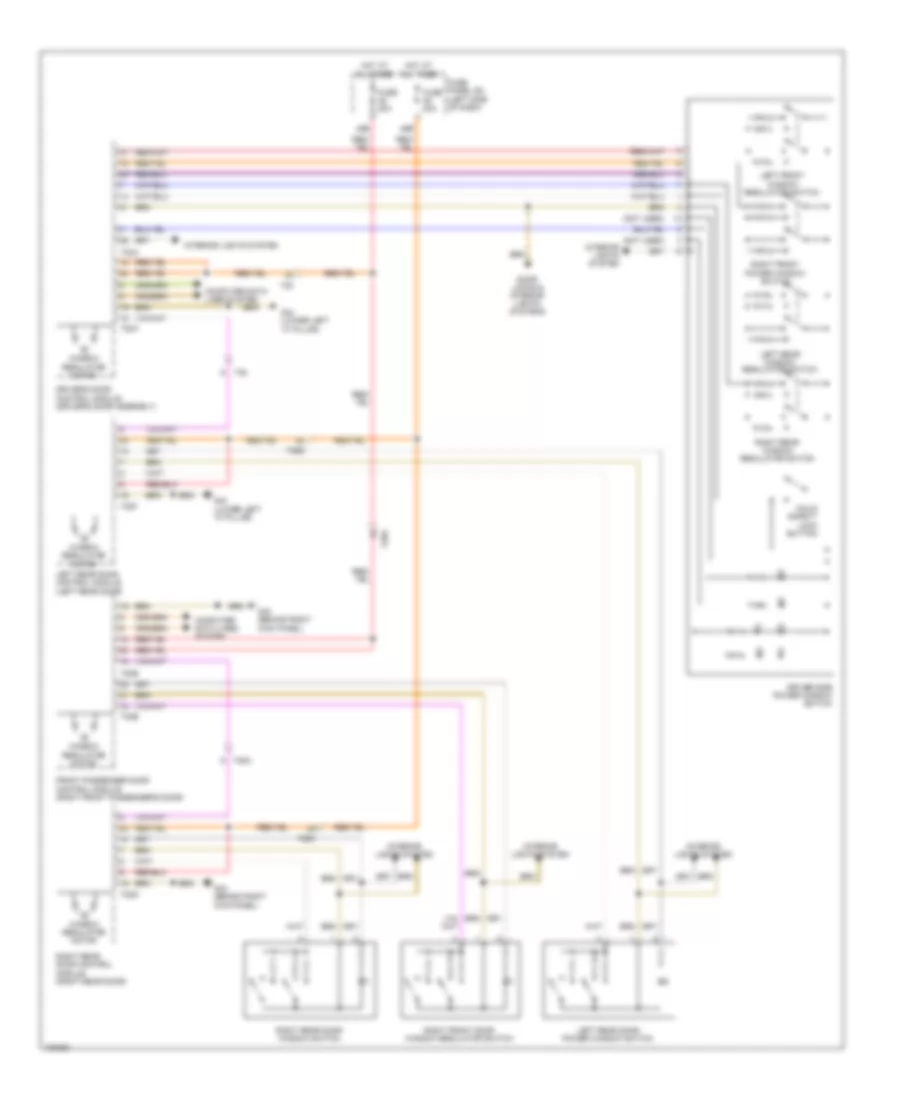 Power Windows Wiring Diagram with High Equipment for Volkswagen Jetta GLI 2013